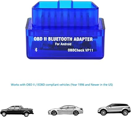 Veepeak Mini Bluetooth OBD II Scanner for Android Only, Auto Check Engine Light Code Reader Diagnostic Scan Tool Supports Torque Pro, OBD Fusion, Car Scanner App for Diesel scanners and Diesel diagnostic