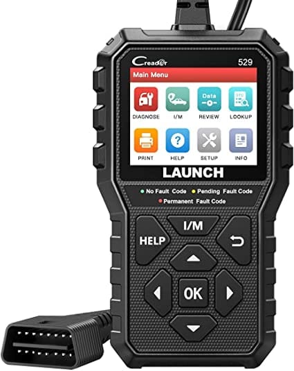 LAUNCH OBD2 Scanner CR529 One-Click I/M, Full OBDII Code Reader, 5 Years Quality Backup, Free Lifetime Update Diagnostic Scan Tool, Clear Codes, Check Engine Light for DIYers with Cars After 1996 for Diesel scanners and Diesel diagnostic