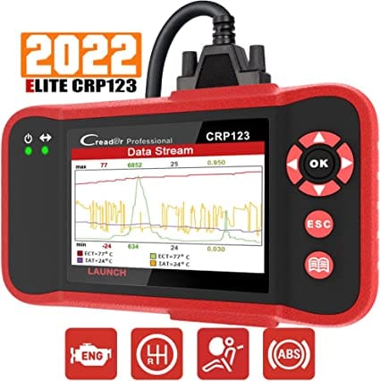 LAUNCH OBD2 Scanner CRP123 - 2022 Model Engine/ABS/SRS/Transmission Diagnostic Scan Tool SRS Code Reader,Free Update