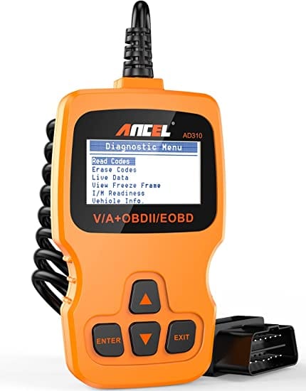 ANCEL AD310 Classic Enhanced Universal OBD II Scanner Car Engine Fault Code Reader CAN Diagnostic Scan Tool-Black for Diesel scanners and Diesel diagnostic