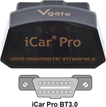 VGate iCar Pro Bluetooth 3.0 OBD2 Code Reader OBDII Scanner Scan Tool Car Fault Check Engine Light for Torque Android for Diesel scanners and Diesel diagnostic