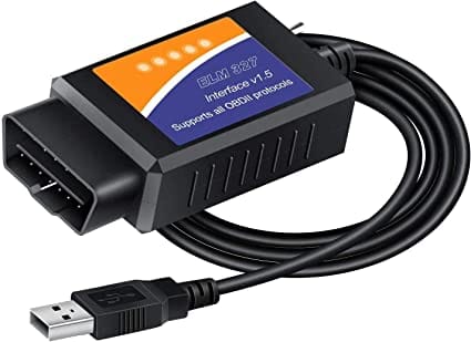 FORScan ELM327 OBD2 USB Adapter for Windows, Diagnostic Coding Tool with MS-CAN/HS-CAN Switch for Ford Lincoln Mazda Mercury Series Vehicles for Diesel scanners and Diesel diagnostic