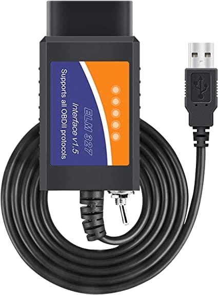 OBDMONSTER ELM327 USB FORScan OBD2 Adapter for F150 F250 Car and Light Truck , ELMconfig Scanner with MS CAN/HS CAN Switch, Diagnosis on Windows with V1.5 PIC18F25K80 Chip for Diesel scanners and Diesel diagnostic