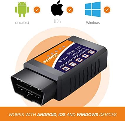 OBD2 Scanner & WIFI Car Code Reader – Clears Check Engine Light Instantly – Diagnose 3000 Car Codes - Wireless Car Diagnostic Scanner – Auto Scanner For 1996+ Vehicles (iOS & Android Devices Only) (1) for Diesel scanners and Diesel diagnostic