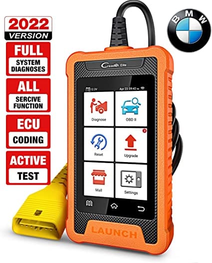 LAUNCH Elite BMW Full Systems Bi-Directional Diagnostic Scan Tool, BMW All Special Functions OBD2 Scanner Code Reader, ECU Coding, Key Programming, AUTO VIN, Battery Registration Tool for BMW Mini RR for Diesel scanners and Diesel diagnostic