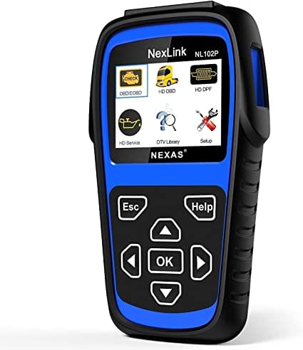 Heavy Duty Truck Scan Tool NL102 Plus Auto Scanner with DPF/Sensor Calibration/Oil Reset + Check Engine for Cars; Truck & Car 2 in 1 Code Reader (Upgrade Version) for Diesel scanners and Diesel diagnostic