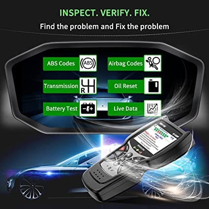 INNOVA 6100P OBD2 Scanner ABS SRS Transmission, Car Code Reader Diagnostic Scan Tool with Oil Reset /Battery & Alternator Test /Full OBD II /Live Data /Repair Solutions 2 APP for Diesel scanners and Diesel diagnostic