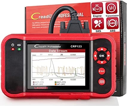 2022 Newest Elite LAUNCH CRP123 OBD2 Scanner Engine/ABS/SRS/Transmission Car Diagnostic Tool, ABS Code Reader, SRS Scan Tool, Lifetime Free Update Scan Tool for Diesel scanners and Diesel diagnostic