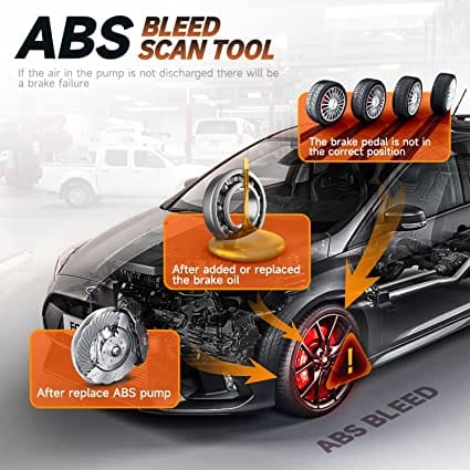 FOXWELL NT630 Plus OBD2 Scanner ABS Scan Tool SRS Scanner with ABS Auto Bleed & Bidirectional Control, Airbag ABS Code Reader Car Diagnostic Tool for VSA Airbag Light Reset & SAS Calibration for Diesel scanners and Diesel diagnostic