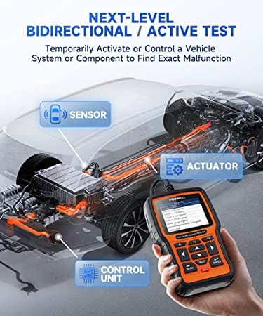 BMW All Systems All Maintenance Service Scanner FOXWELL NT510 Elite Automotive Obd2 Code Reader Bidirectional Diagnostic Scan Tool with ABS Bleed SRS EPB SAS TPS Active Test Battery Registration for Diesel scanners and Diesel diagnostic