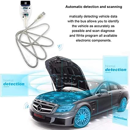 VCI J2534 Cable Fit for Toyota TIS Techstream - Latest Version V16.00.017, Firmware V1.4.8, Scanner Adapter Diagnostic Cable Scan Tool, OBD2 Diagnostic Cable, Support Win XP WIN7 WIN10 32/64bits for Diesel scanners and Diesel diagnostic