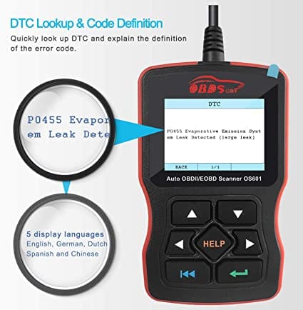 OBDScar OS601 OBD2 Scanner Universal Automotive Engine Fault Code Reader EOBD OBDII CAN Diagnostic Scan Tool for Diesel scanners and Diesel diagnostic