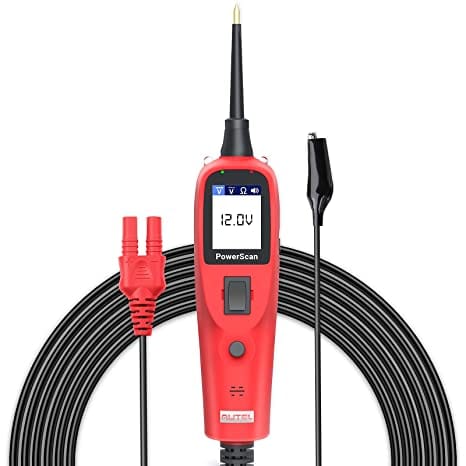 Autel Power Circuit Probe Kit, PS100 Powerscan Automotive Circuit Tester, Electrical System Diagnosis Tool Car Voltage Tester Digital Voltmeter Red for Diesel scanners and Diesel diagnostic