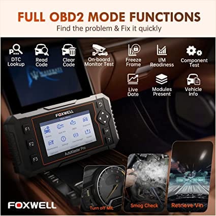 2022 Newest FOXWELL OBD2 Scanner NT624 Elite Car Diagnostic Scanner All Systems with ABS Bleeding/ SAS Calibration/Throttle Reset/Oil/EPB Reset OBD Scanner Diagnostic Tool for Diesel scanners and Diesel diagnostic