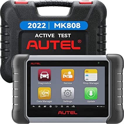 Autel Scanner MaxiCOM MK808, 2022 Bidirectional Diagnostic Tool Same as MaxiCheck MX808, 28+ Service, All System Diagnosis, Injector Coding/EPB/BMS/SAS/TPMS/AutoVIN/ABS Bleeding, FCA Autoauth for Diesel scanners and Diesel diagnostic