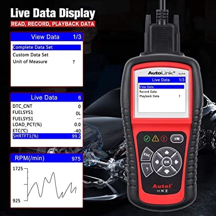 Autel AutoLink AL519 OBD2 Scanner Enhanced Mode 6 Check Engine Code Reader, Universal Car Diagnostic Tool with One-Click Smog Check, DTC Breaker, Upgraded Ver. of AL319 for Diesel scanners and Diesel diagnostic