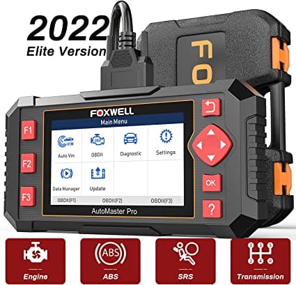 FOXWELL Car Scanner NT604 Elite OBD2 Scanner ABS SRS Transmission, Check Engine Code Reader,Diagnostic Scan Tool with SRS Airbag Scanner,Car Diagnostic Scanner for Cars for Diesel scanners and Diesel diagnostic