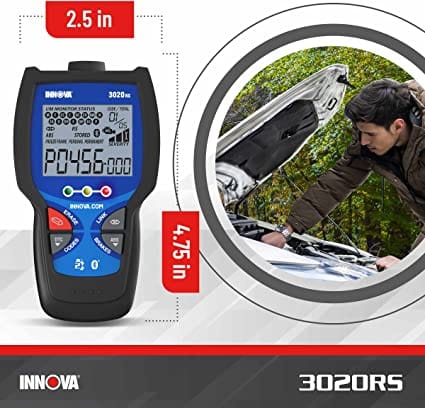 INNOVA 3020RS Fast & Easy-to-Use Check Engine Code Reader, OBD2 & ABS Scanner with Fix & Part Recommendations, Maintenance Schedules, & Free TSBs on iPhone & Android Visit the Innova Store for Diesel scanners and Diesel diagnostic