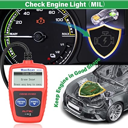 Autel OBD2 Scanner 2022 Newest MS309 Automotive Check Engine Code Reader, Check Emission Monitor Status, CAN Diagnostic Scan Tool for All OBDII Protocol Vehicles After 1996 for Diesel scanners and Diesel diagnostic