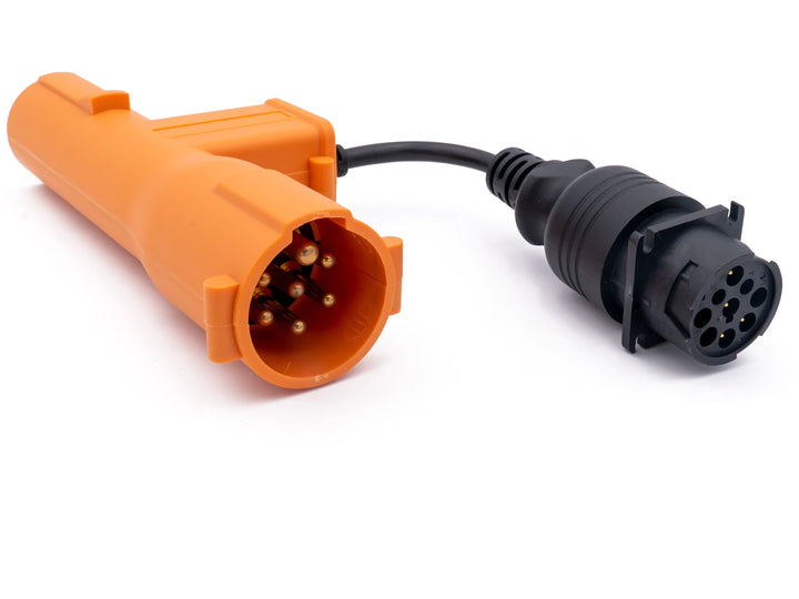 Cojali Deutsch PLC 9 Pin Adapter Cable for Jaltest for Diesel scanners and Diesel diagnostic