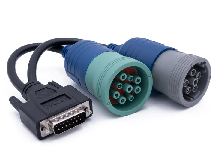 Diesel Laptops 6 and 9 Pin Y Green Connector for USB Link for Diesel scanners and Diesel diagnostic